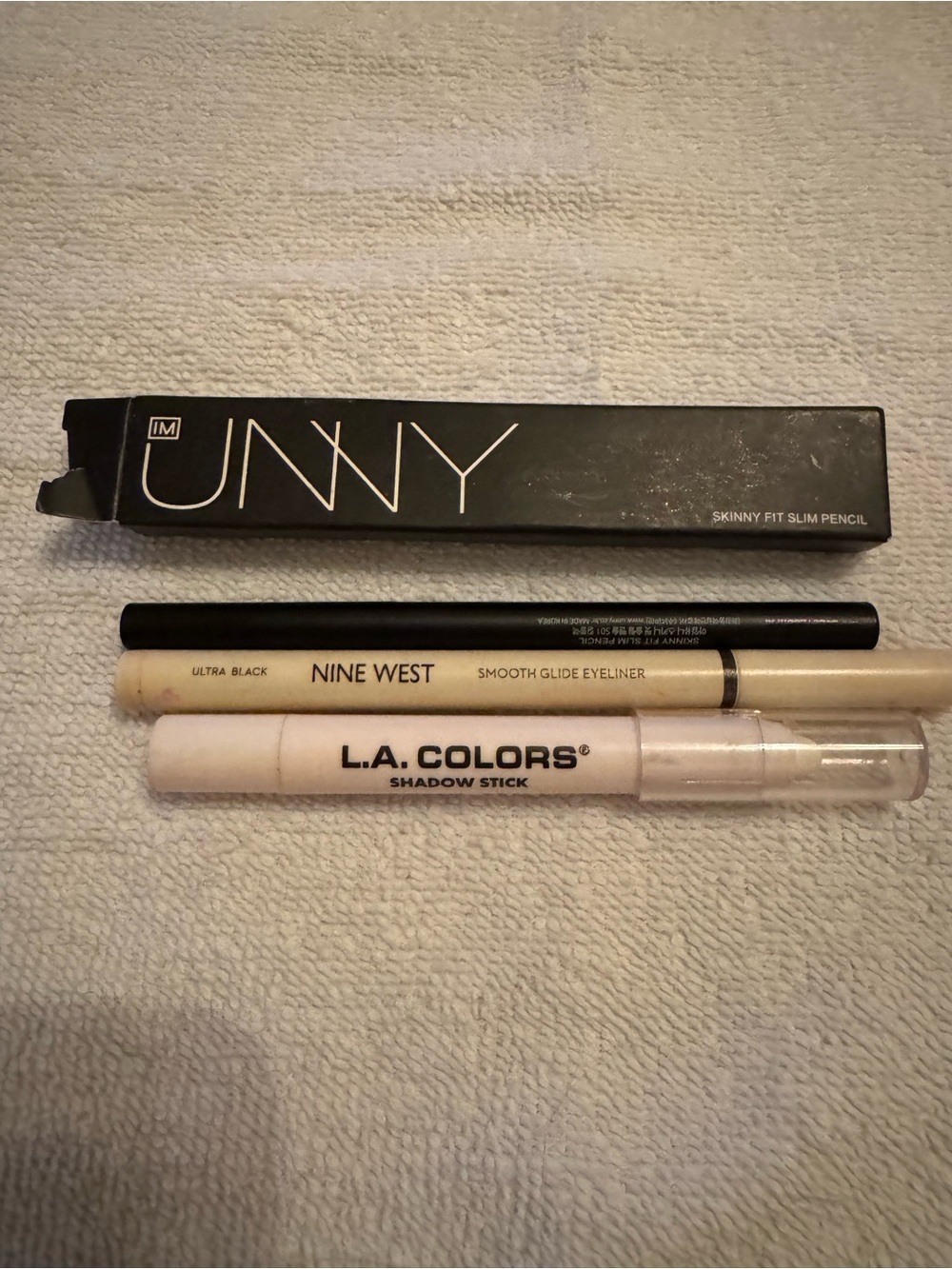 3 products Skinny Fit Slim Pencil Eyeliner - Black